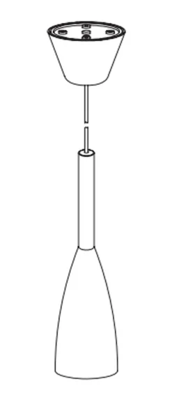 Pure takpendel - Hvit