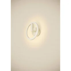 Q-ring 27 cm vegglampe utendørs 10W 3000 kelvin IP65 - dimbar