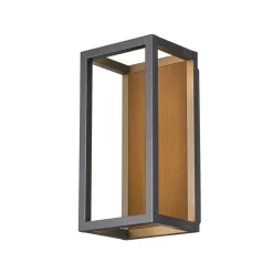 Quadrulo vegglampe utendørs 7,4W 3000 Kelvin IP55