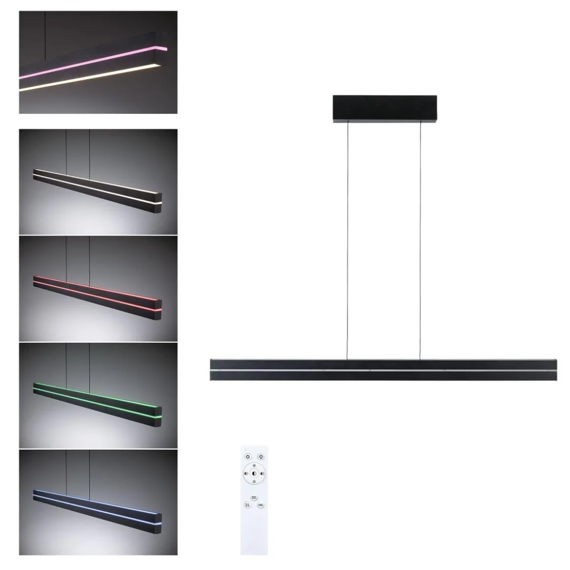 Raiko takpendel 19/6W 2700-6500 Kelvin RGB med fjernkontroll