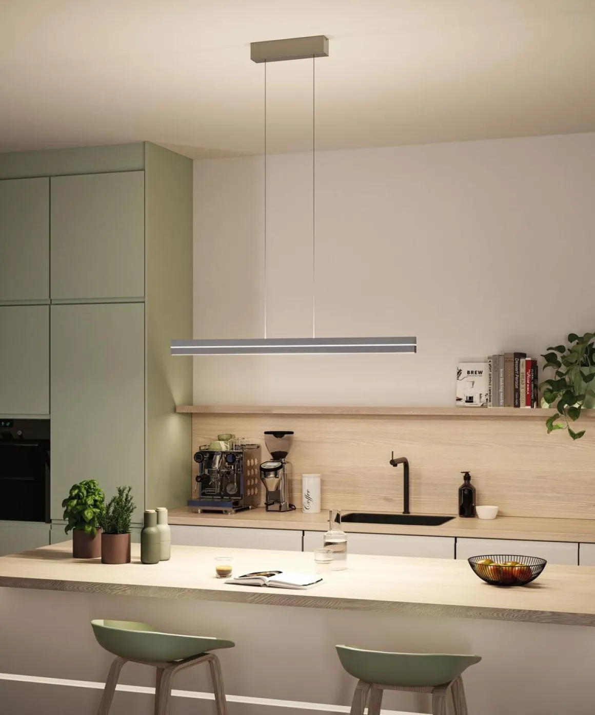 Raiko takpendel 19/6W 2700-6500 Kelvin RGB med fjernkontroll