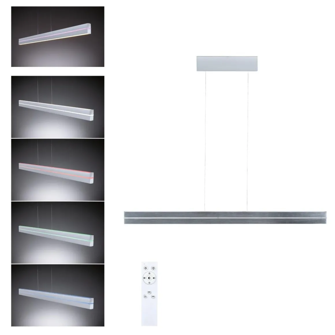 Raiko takpendel 19/6W 2700-6500 Kelvin RGB med fjernkontroll