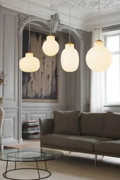 Raito takpendel 22 oval - Opal hvit