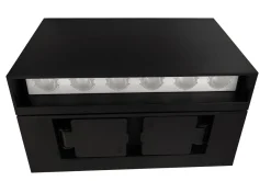 Rapido K1 vegglampe utendørs ned med stikkontakt 7W LED 3000K - Svart