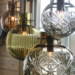 Rav Krystallkuler 3 stk - Hvit Baldakin