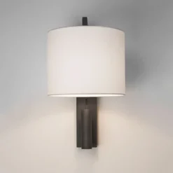 Ravello LED Reader vegglampe rund skjerm