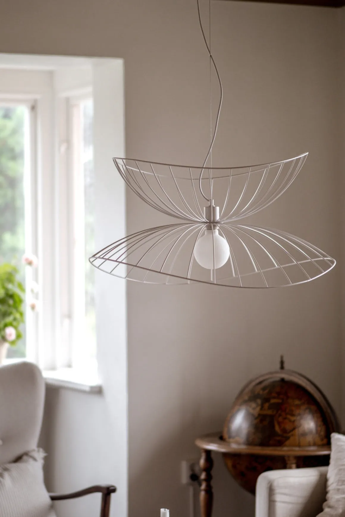 Ray takpendel 70 cm - Hvit