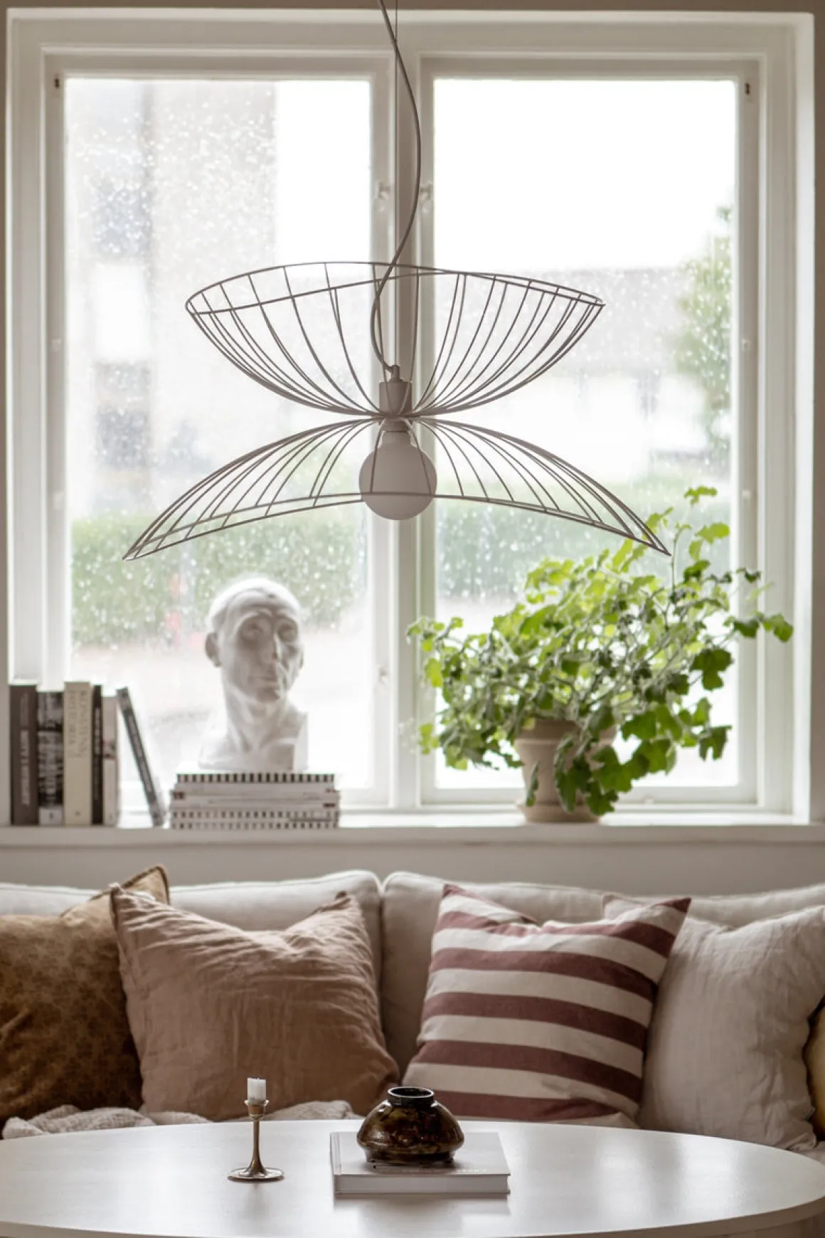 Ray takpendel 70 cm - Hvit