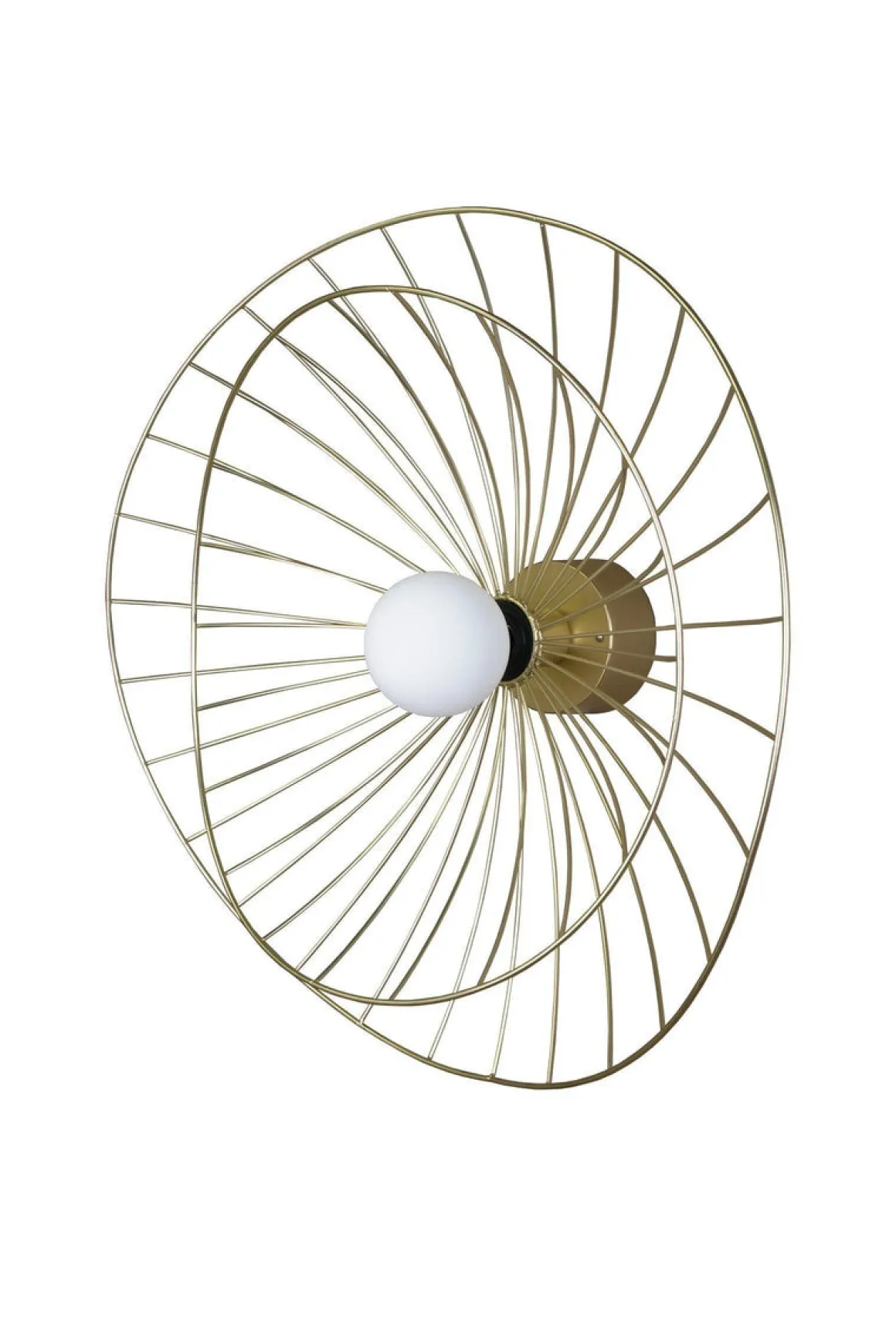 Ray tak/vegglampe - Messing