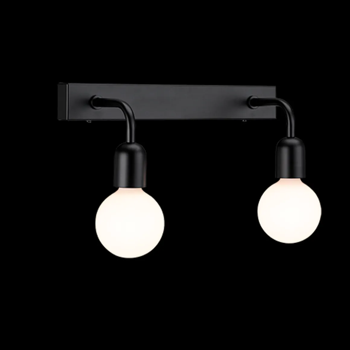 Regal dobbel vegglampe IP44 E27