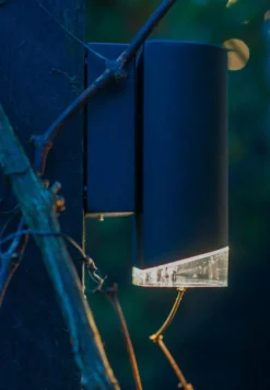 Ribe vegglampe ned utendørs IP44 GU10 - Svart