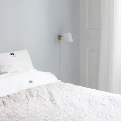 Rise vegglampe, hvit