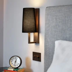 Riva 350 vegglampe IP44 med skjerm