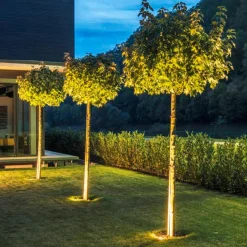 Rocci 200 rund nedfellbar uplight 16W 3000 Kelvin IP67