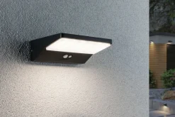 Ronas vegglampe utendørs 3,4W 3000 Kelvin m/bevegelses sensor - Solcelle