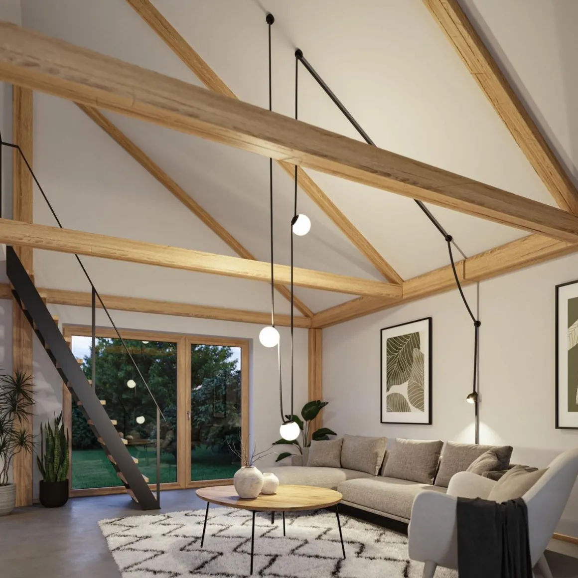 Ronde spot til ULine belte system 7W 3000 Kelvin