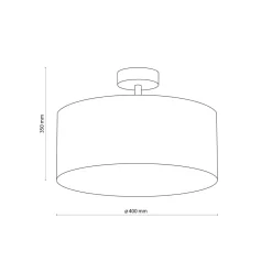 Rondo taklampe 40 cm