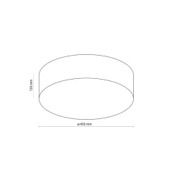 Rondo taklampe 45 cm