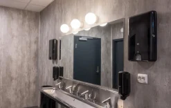 Rondo tak/vegglampe E27 IP44 - Hvit