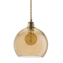 Rowan takpendel 22 cm Golden Smoke/gull