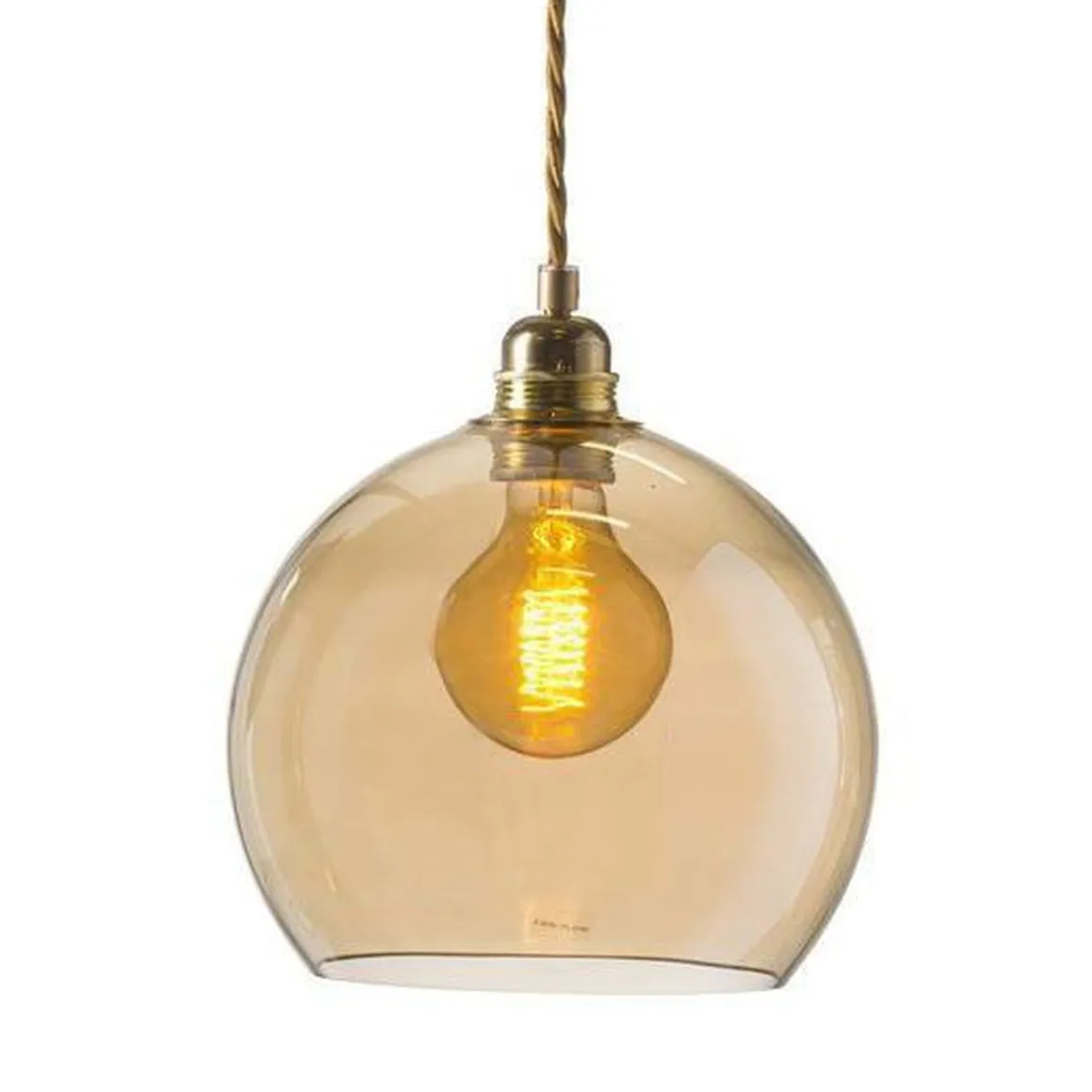 Rowan takpendel 22 cm Golden Smoke/gull