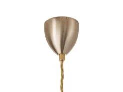 Rowan takpendel 22 cm Golden Smoke/gull