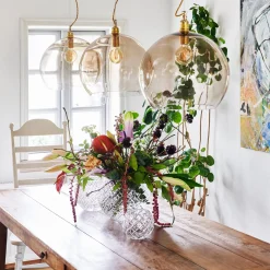 Rowan takpendel 39 cm Kastanjebrun/gull