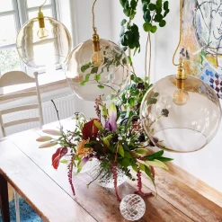 Rowan takpendel 39 cm Kastanjebrun/gull