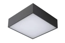 Roxane square taklampe IP54 10 watt 2700 Kelvin - Antrasitt