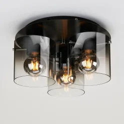 Roxy taklampe - Røykfarget