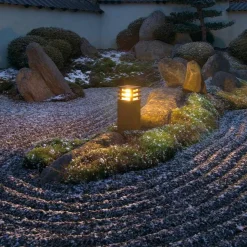 Rusty square pullert 40 cm IP55