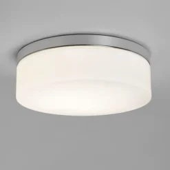 Sabina 280 taklampe IP44 E27 - Polert krom/Opal