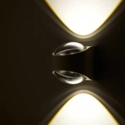 Saga vegglampe IP65 12W 3000K - Svart