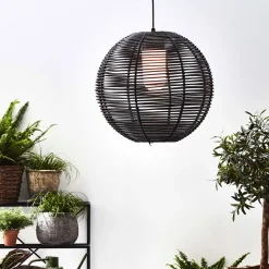 Sage takpendel utendørs IP44 - Svart - Svart