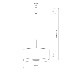 Santana takpendel 65 cm