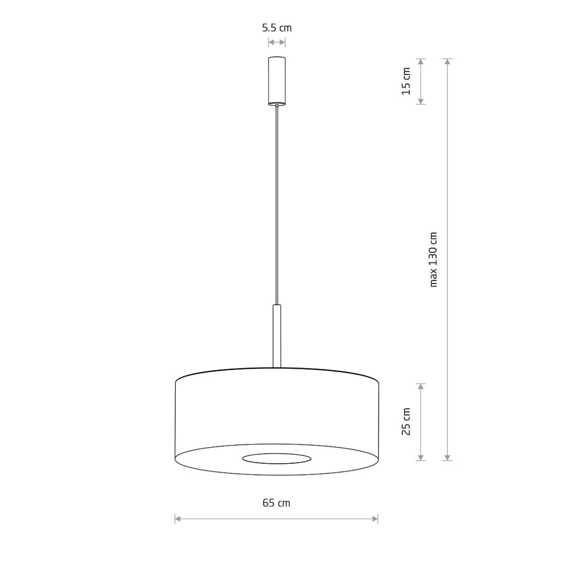Santana takpendel 65 cm