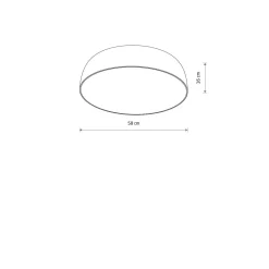 Satellite taklampe 58 cm E27 dimbar
