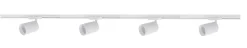 Secco spotskinne 4 spotter 2 meter - Pure white