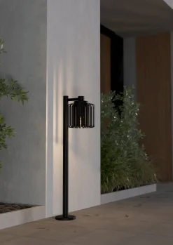 Selinus pullert utendørs 84 cm IP65 - Svart
