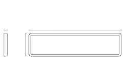 Sense Surface 1600 takarmatur 41W 3000K IP20 IK10 Dimbar - Hvit