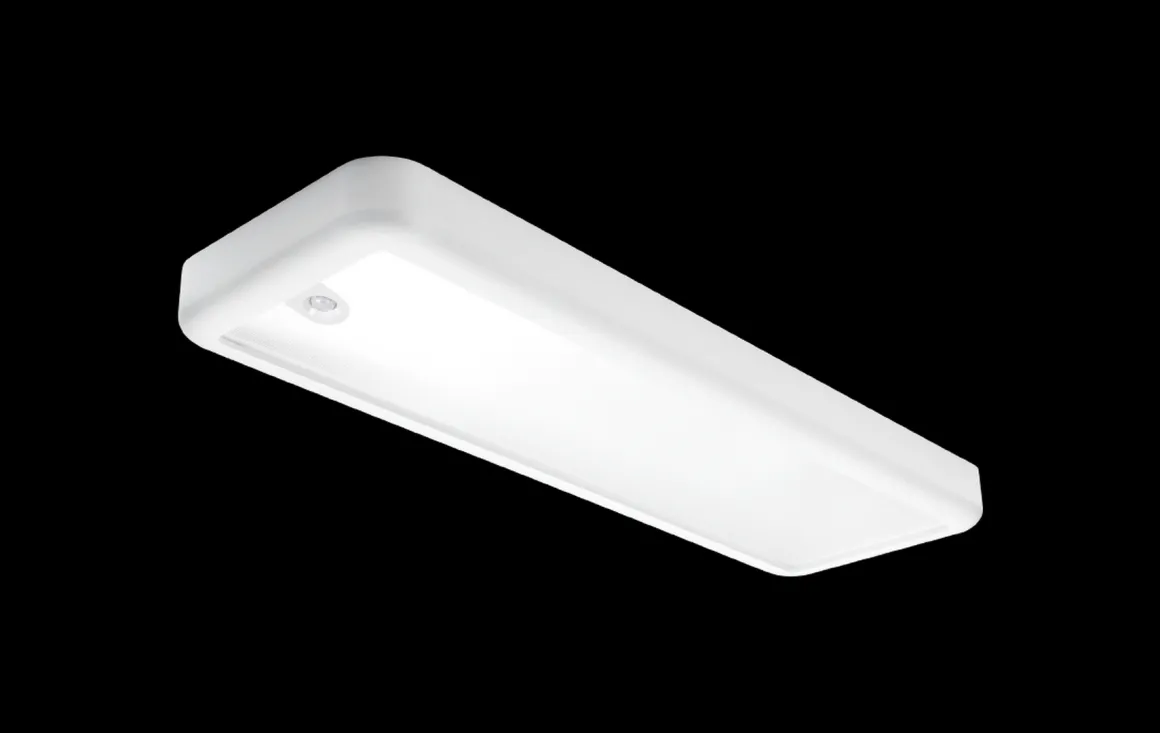 Sense Surface 640 taklampe 18W 2700K IP20 IK10 m/PIR Sensor - Hvit