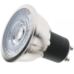 SG 6W børstet stål gu10 COB 2700K 32D