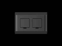 Søgne vegglampe utendørs opp/ned lys IP44 10W m/dobbel stikkontakt - Dimbar