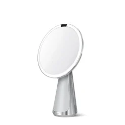 Simplehuman sminkespeil med lys, sensor og høyttaler