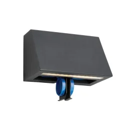 Ski 1390 veggarmatur m/stikkontakt