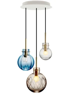 Skjærgård Krystallkuler 3 stk - Hvit Baldakin