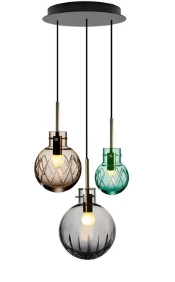 Skumring Krystallkuler 3 stk - Sort Baldakin