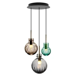 Skumring Krystallkuler 3 stk - Sort Baldakin