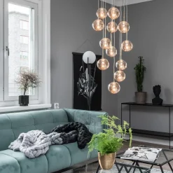 Skyfall takpendel - Amber