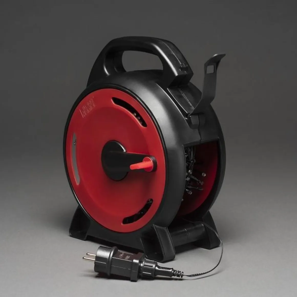 Slynge 600 LED 42 meter julelys på kabeltrommel IP44 - Varmhvit